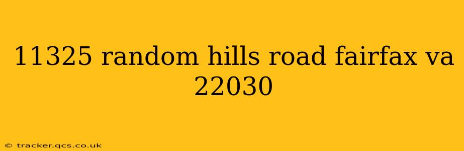 11325 random hills road fairfax va 22030