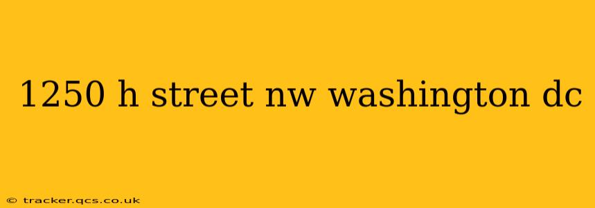 1250 h street nw washington dc