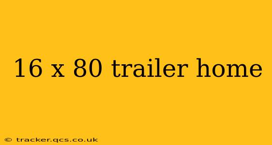 16 x 80 trailer home