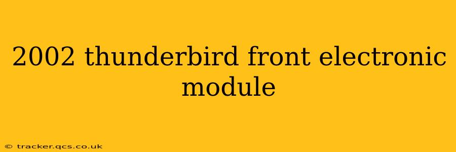 2002 thunderbird front electronic module