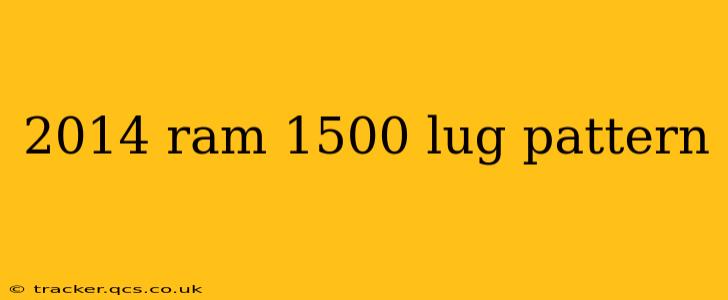 2014 ram 1500 lug pattern