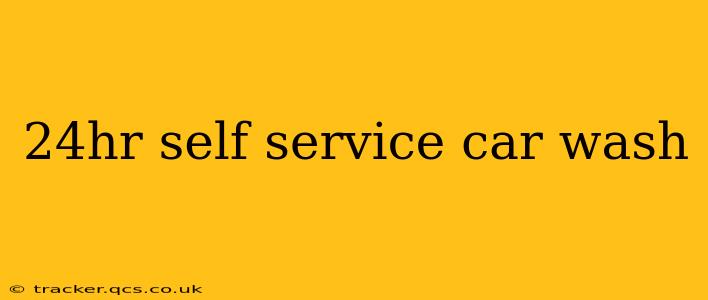 24hr self service car wash