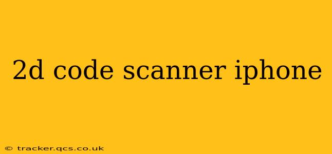 2d code scanner iphone