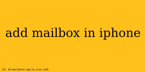 add mailbox in iphone