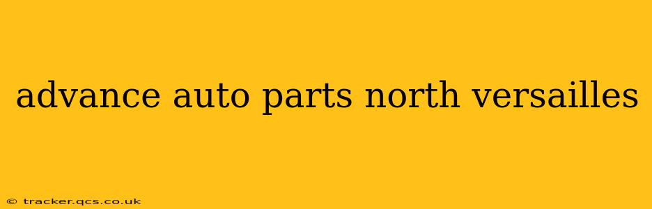 advance auto parts north versailles