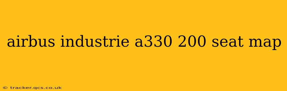 airbus industrie a330 200 seat map