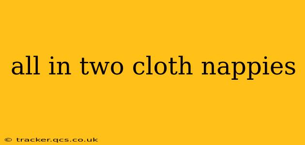 all in two cloth nappies