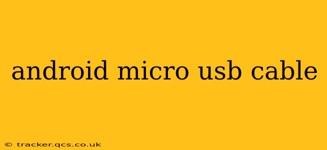 android micro usb cable