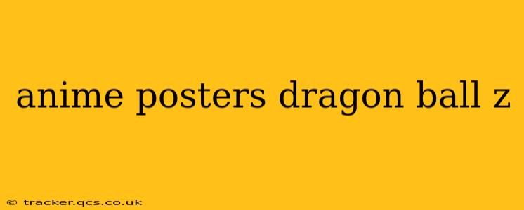 anime posters dragon ball z