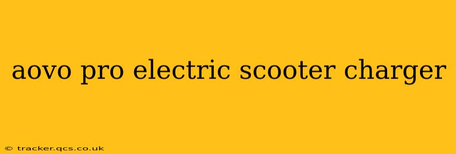aovo pro electric scooter charger