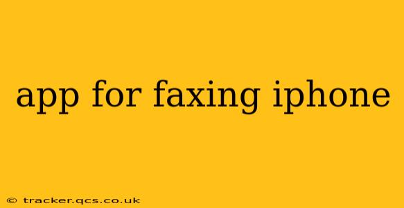 app for faxing iphone