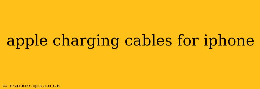 apple charging cables for iphone