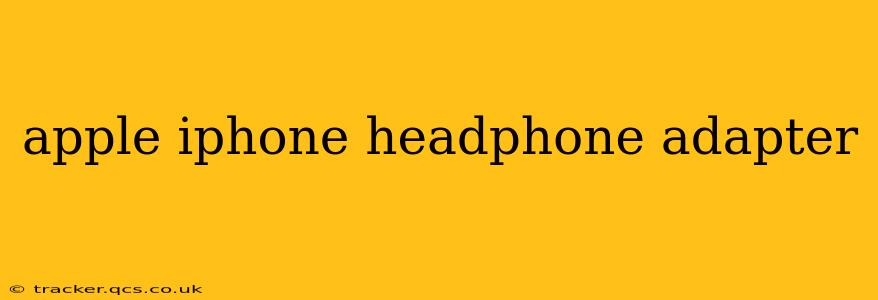 apple iphone headphone adapter
