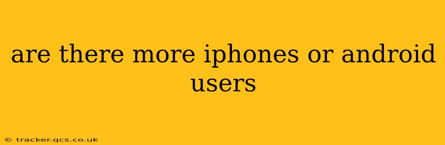 are there more iphones or android users