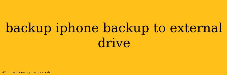backup iphone backup to external drive