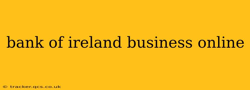 bank of ireland business online