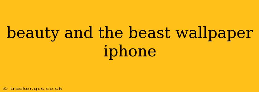 beauty and the beast wallpaper iphone