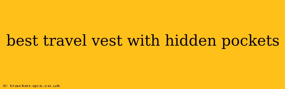 best travel vest with hidden pockets