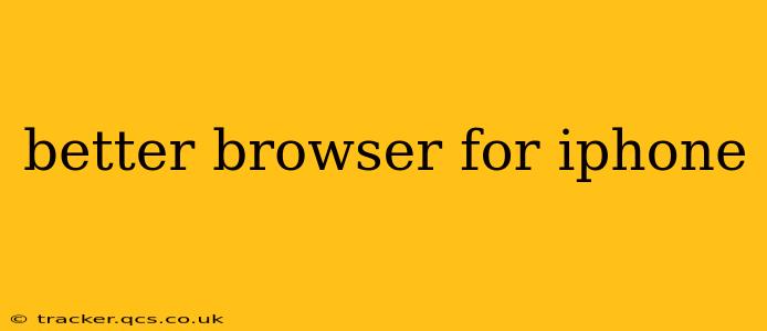 better browser for iphone