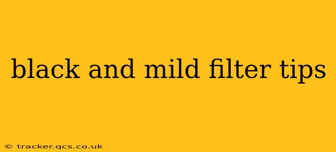 black and mild filter tips