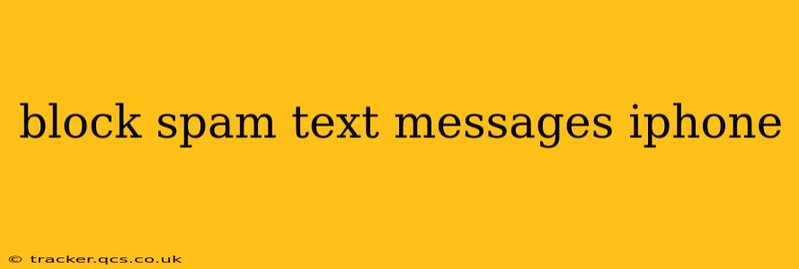 block spam text messages iphone