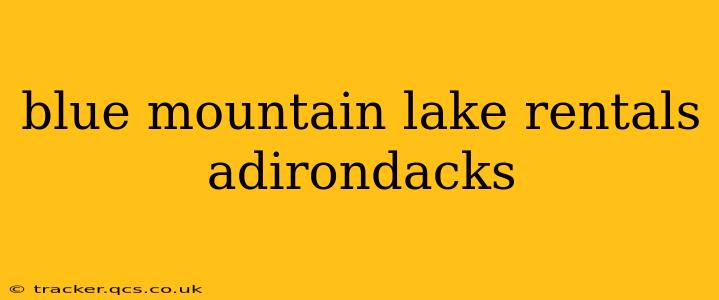 blue mountain lake rentals adirondacks