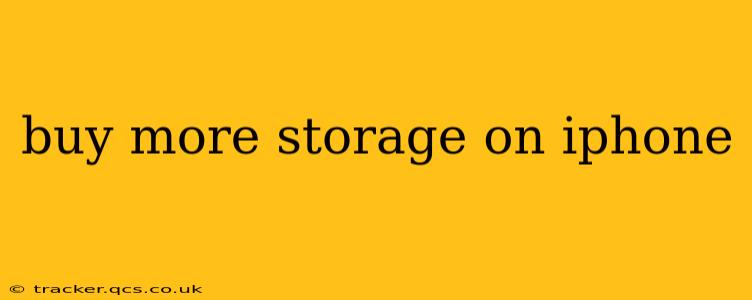 buy more storage on iphone