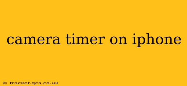 camera timer on iphone