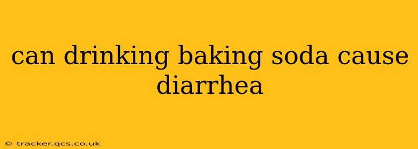can drinking baking soda cause diarrhea