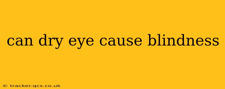 can dry eye cause blindness