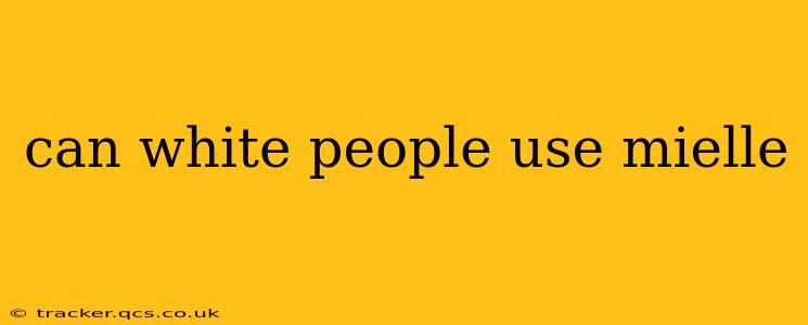 can white people use mielle