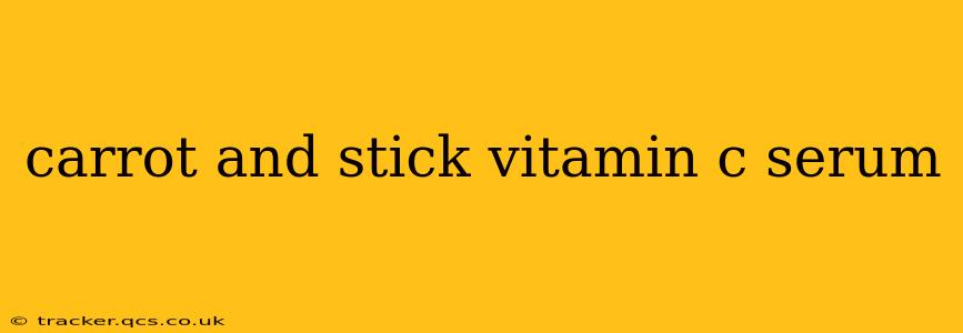 carrot and stick vitamin c serum