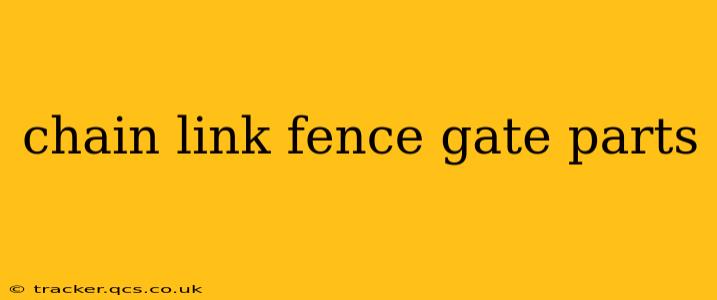 chain link fence gate parts