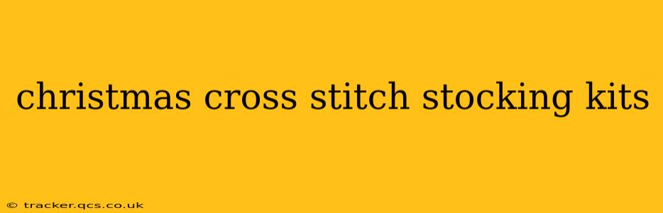 christmas cross stitch stocking kits