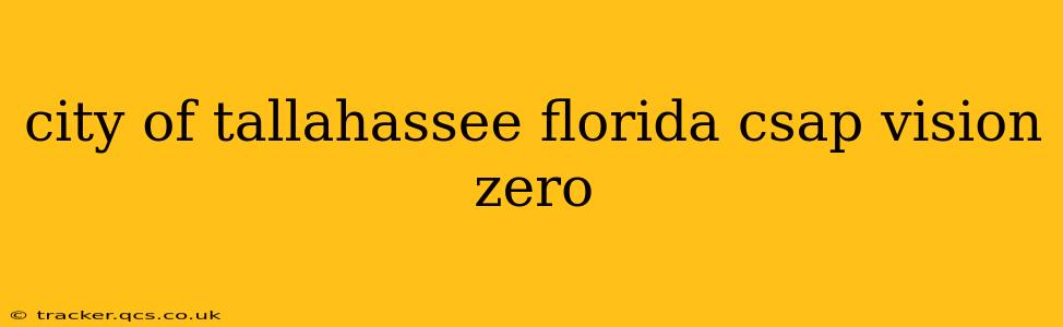 city of tallahassee florida csap vision zero