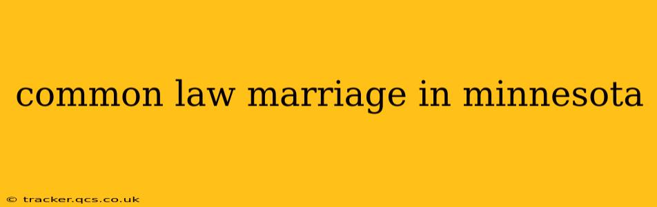 common law marriage in minnesota