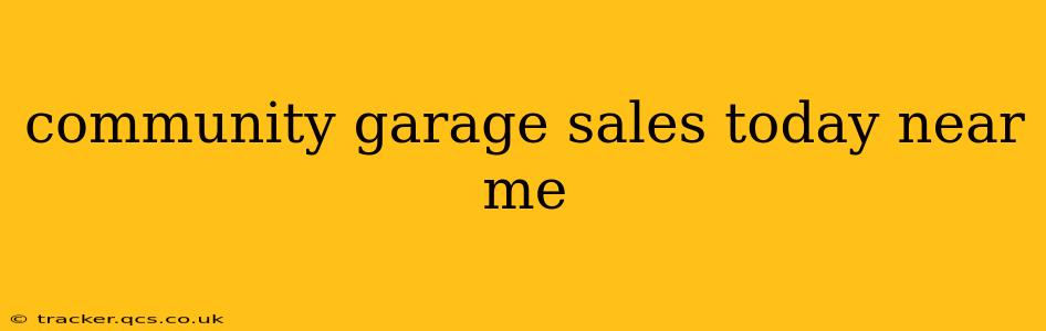 community garage sales today near me