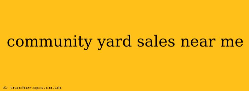 community yard sales near me
