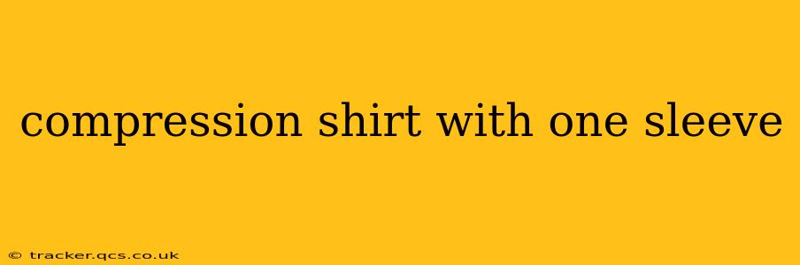 compression shirt with one sleeve