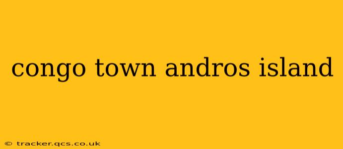congo town andros island