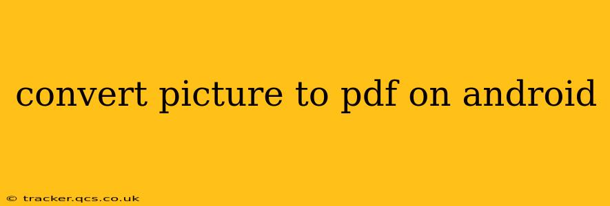 convert picture to pdf on android