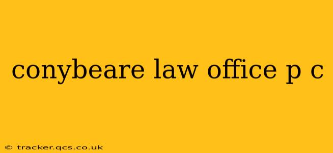 conybeare law office p c