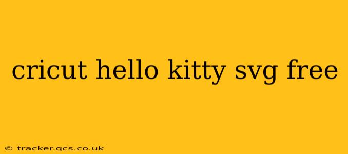 cricut hello kitty svg free