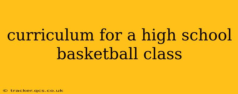 curriculum for a high school basketball class