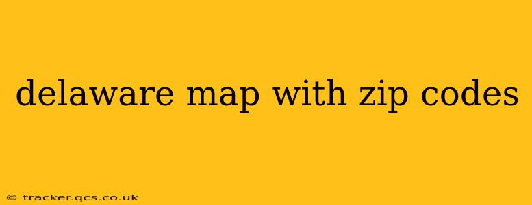 delaware map with zip codes
