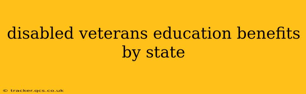 disabled veterans education benefits by state