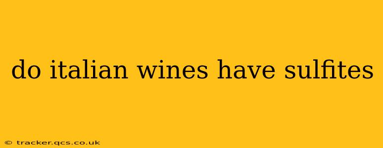 do italian wines have sulfites