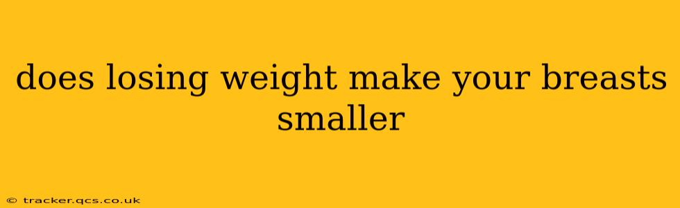 does losing weight make your breasts smaller