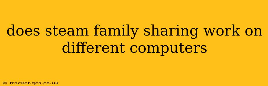 does steam family sharing work on different computers