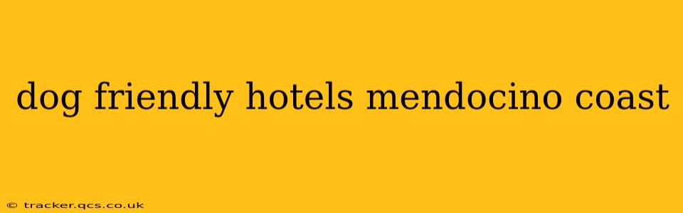 dog friendly hotels mendocino coast